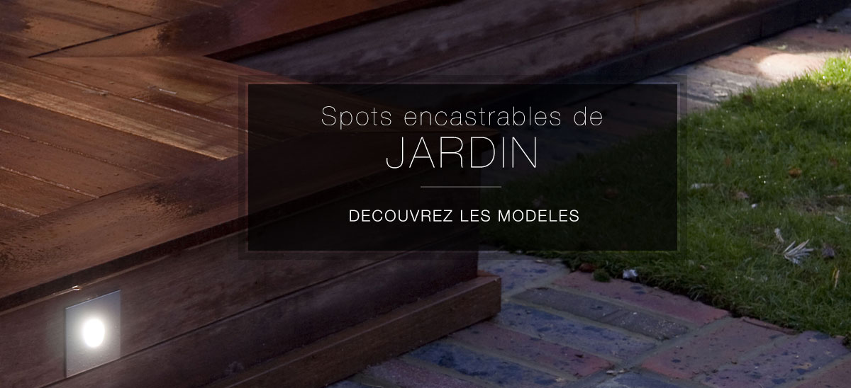 spot extérieur encastrable de jardin